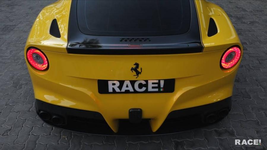 Детали экстерьера Ferrari F12berlinetta Yellow by Novitec Rosso and RACE! 2016 года  (фото 8 из 9)
